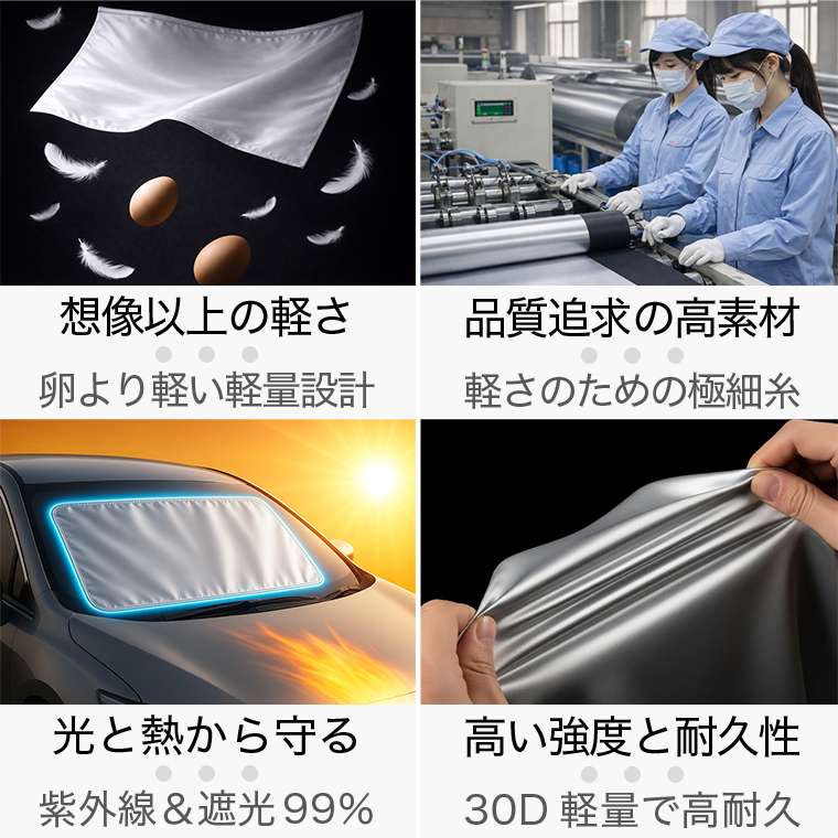 サンシェード タフト LA900S 型 LA910S タイプ 車用 フロント ガラス