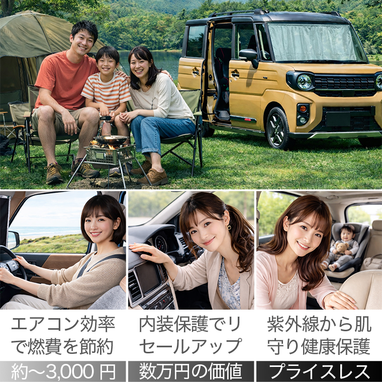 サンシェード タフト LA900S 型 LA910S タイプ 車用 フロント ガラス