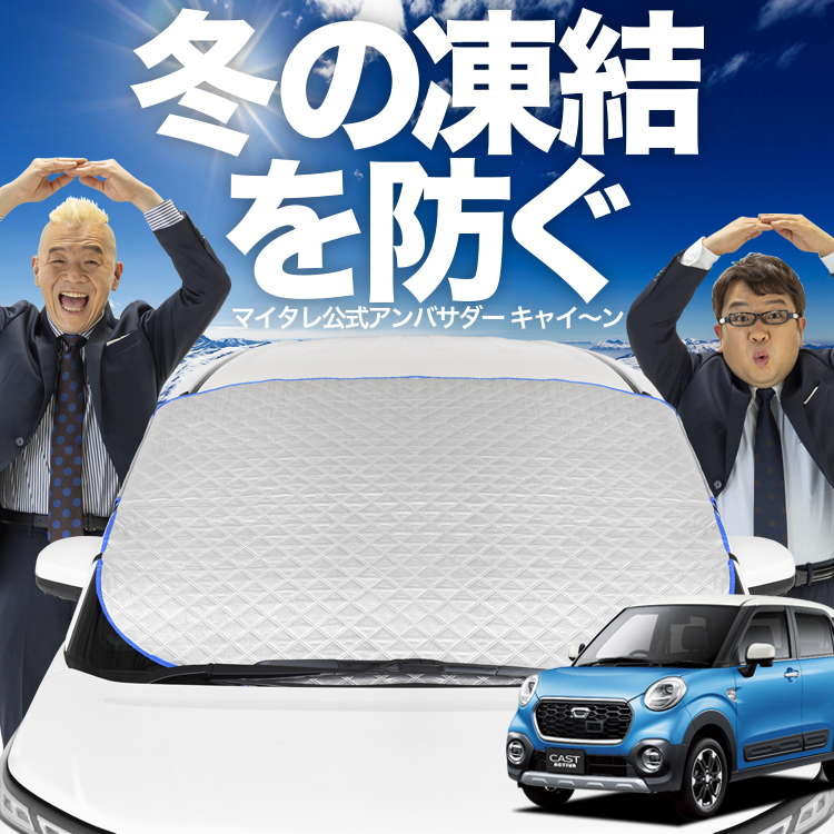 新発売 キャスト LA250S&frasl;260S系 フロント ガラス 凍結防止 カバー シート サンシェード 日除け 雪 霜 01