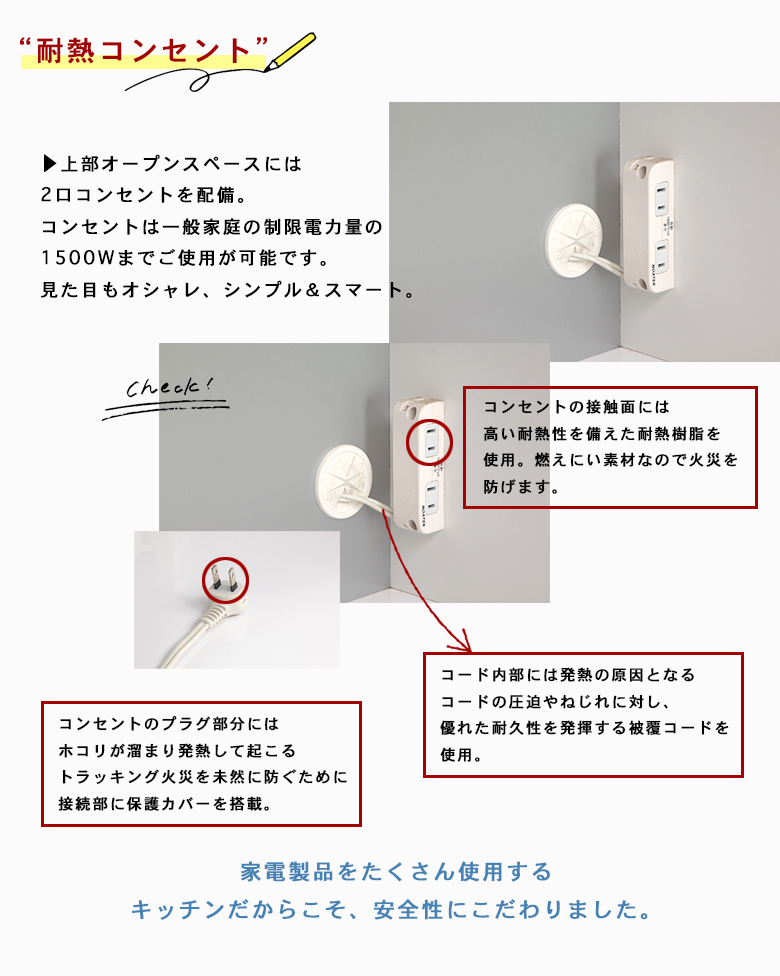 【クーポン】 ユニット式 キッチンボード 幅120cm レンジボード 高さ187.5cm 食器収納 【AAA2889610136】(102190円)