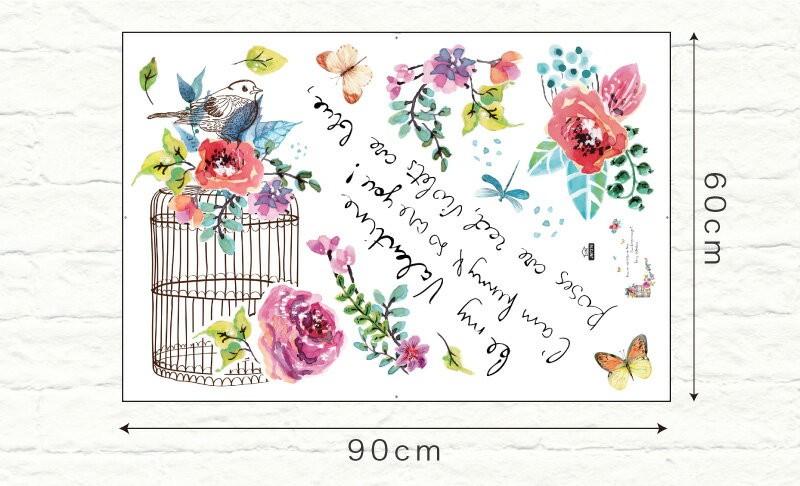 ウォールステッカー おしゃれ 植物 フラワー イラスト 手書き フォント 蝶 植木鉢 観葉植物 女の子 子供部屋 子供 英字 英文 トイレ 大きい カフェ キッチンドア Wt S W7316 マイステッカー 通販 Yahoo ショッピング