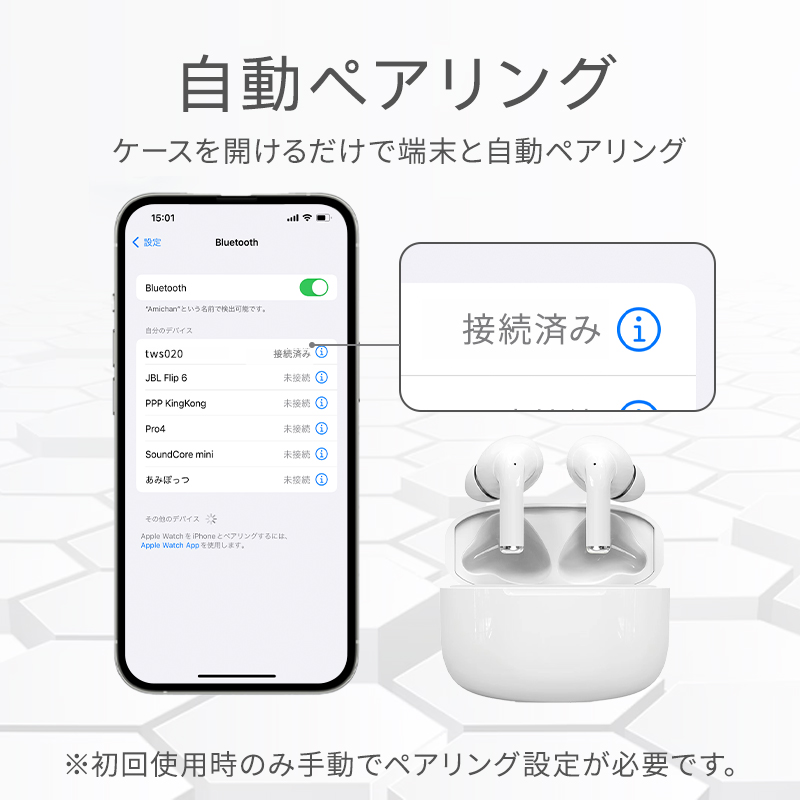 ワイヤレスイヤホン bluetoothイヤホン イヤホン bluetooth5.3 ノイズ