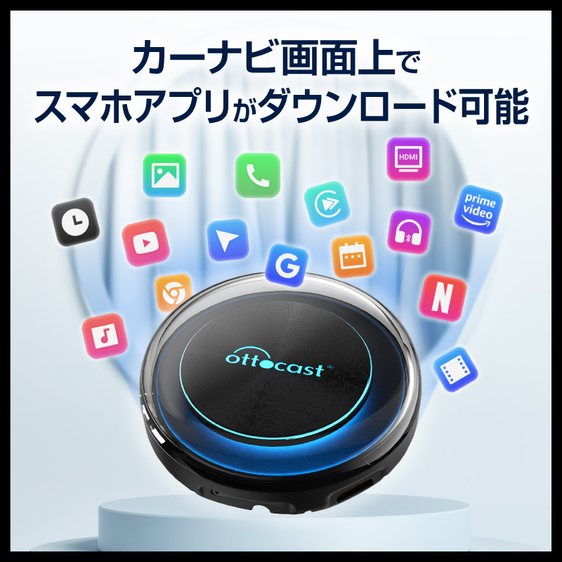 オットキャスト OTTOCAST リモコン付 PICASOU2 ピカソウ2 carplay ai 