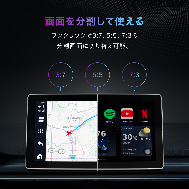 オットキャスト OTTOCAST PICASOU3 ピカソウ3 P3 carplay ai box プラグアンドプレイ車載androidドングル  カープレイドングル GPS内蔵 無線化 android
