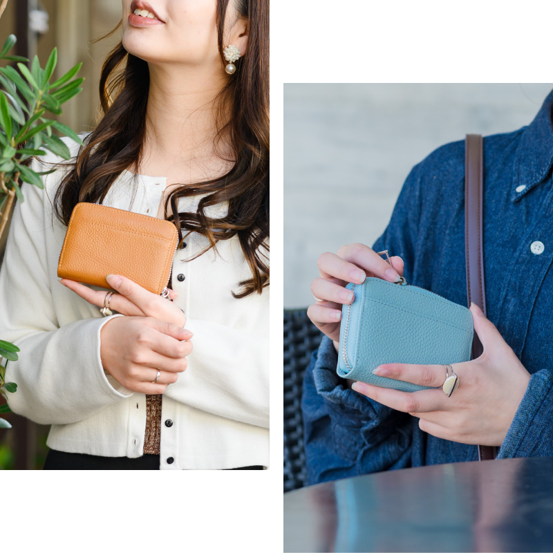 カードケース レディース メンズ 財布 ミニ財布 コンパクト 両面 スリム 二つ折り 薄型 電磁波 革 軽い 合皮 磁気 本革 大容量 スキミング防止 レザー 牛革 | REDHiLL | 27