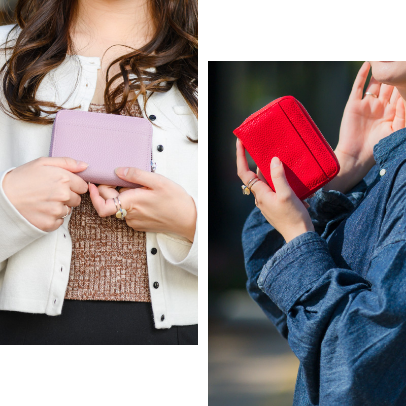 カードケース レディース メンズ 財布 ミニ財布 コンパクト 両面 スリム 二つ折り 薄型 電磁波 革 軽い 合皮 磁気 本革 大容量 スキミング防止 レザー 牛革 | REDHiLL | 29