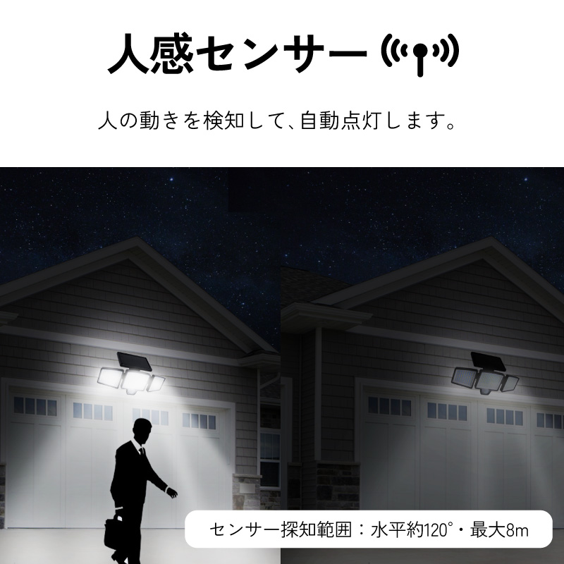 ソーラーライト ガーデンライト 屋外 210LED 2500lm 明るい 庭 ソーラーライト ガーデンライト 屋外 210LED 2500lm 明るい 庭