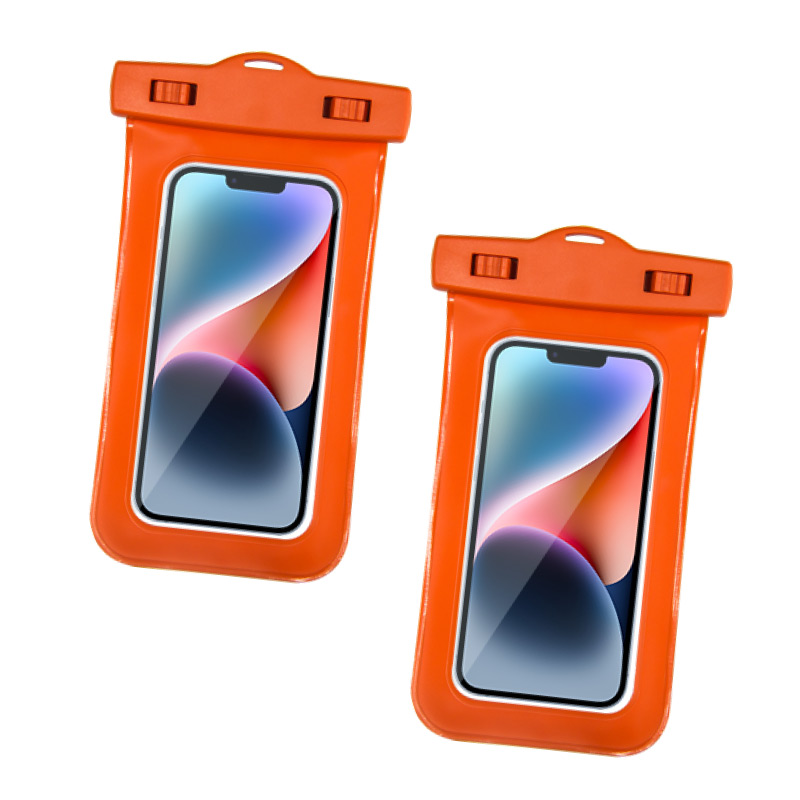 防水ケース スマホ用 2個セット スマホケース 防水ポーチ 防水カバー 全機種対応 完全防水 防水等級IPX8 ストラップ付 水中撮影 iPhone/Android  おすすめ :case-qs-wpb:ホビナビ 通販 