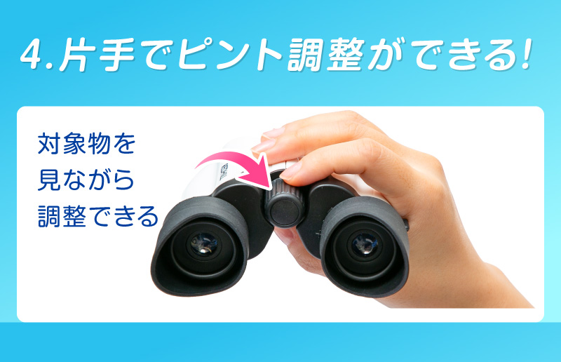 双眼鏡 オペラグラス 10倍 22ミリ対物レンズ  ピント調節機能 小型 軽量 高性能 ストラップ付 クリーニングクロス付 収納袋付 コンサート ライブ 野球 スポーツ｜hobinavi2｜09