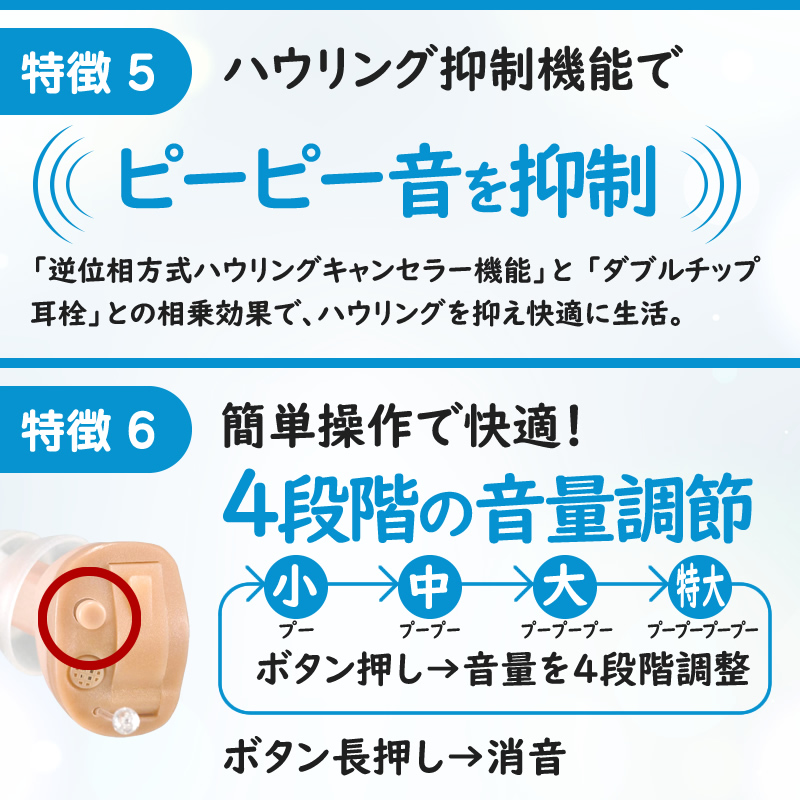 補聴器シーメンスシグニア補聴器取扱いの超小型耳穴型デジミミ3右耳用