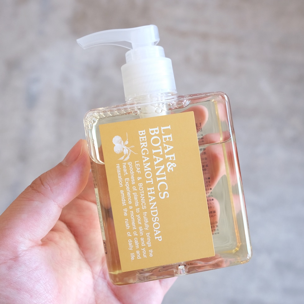 LEAF&BOTANICS 松山油脂 ハンドソープ ベルガモット 秋冬限定 リーフ
