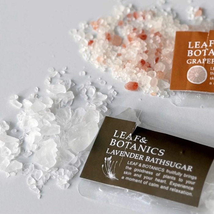 LEAF&BOTANICS 松山油脂 入浴剤 バスソルト バスシュガー 6点