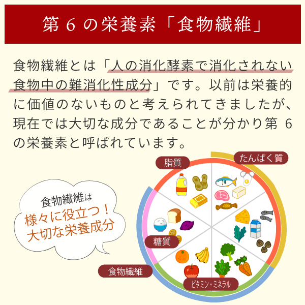 第6の栄養素「食物繊維」とは