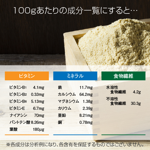 食べる 米ぬかパウダー 食用 100g 国産 飲める米ぬか 粉末｜hogarakagenki｜08