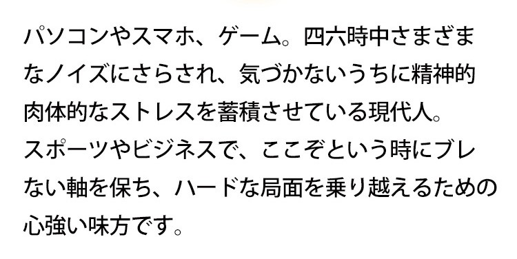 コア バランス ブレスレットのは現代人の強い味方