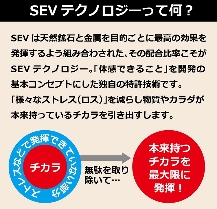 SEV メタルレール Si ネックレス : sev-metalrail : 磁気ネックレス