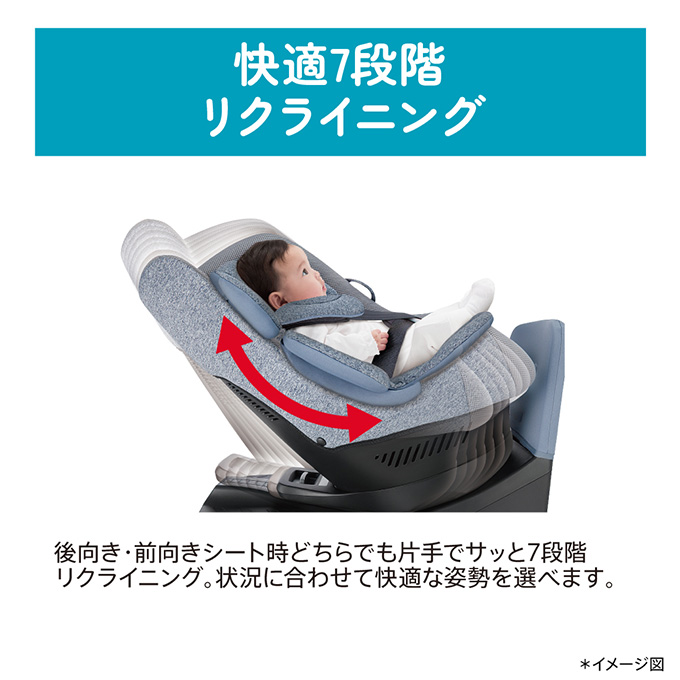 アップリカ クルリラ プラス ライト チャイルドシート 回転式 ISOFIX