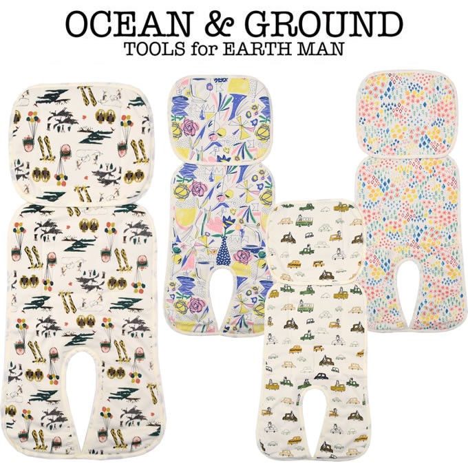 オーシャン アンド グラウンド OCEAN GROUND ベビーカー冷え冷えシート :og1019804:ほほえみ工房 通販 ★値下げ おまけおけいこバッグ 30*40中綿 らいおんグリーン