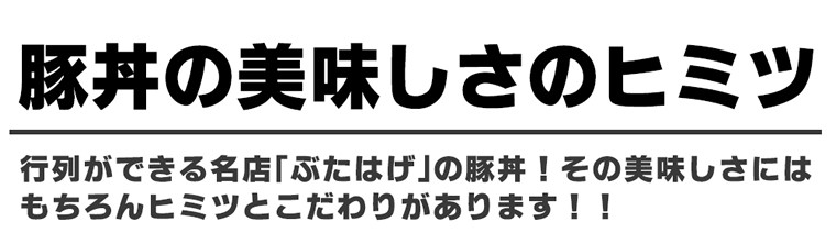 帯広豚丼のぶたはげ