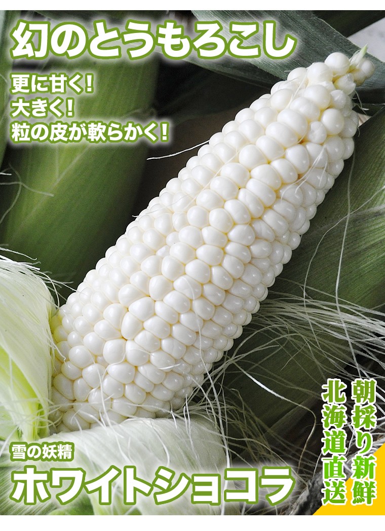 ホワイトショコラ/白いとうもろこし