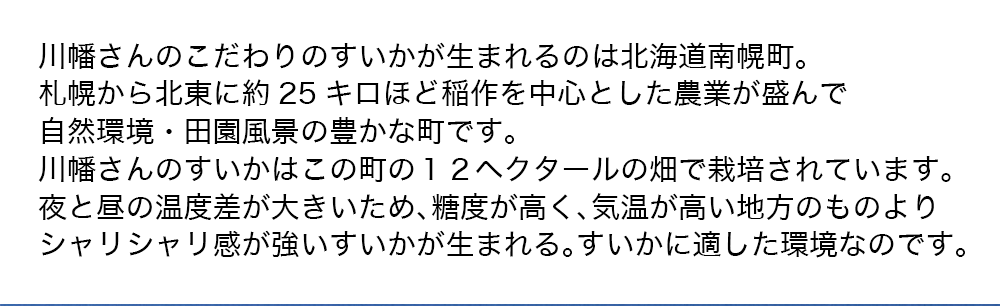 河幡さんスイカ