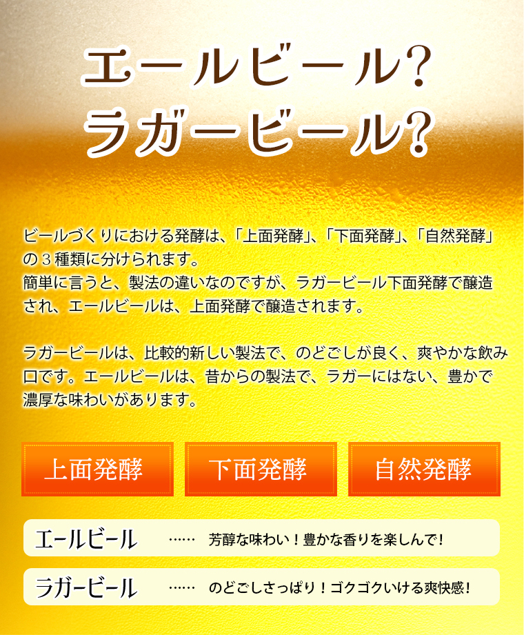 エール？ラガー？