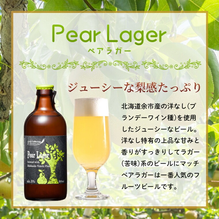 お中元 クラフトビール ビール ギフト 北海道 フルーツビール 6本