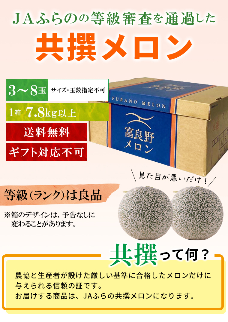 共撰ふらのメロン