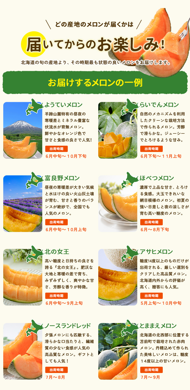 メロンの例