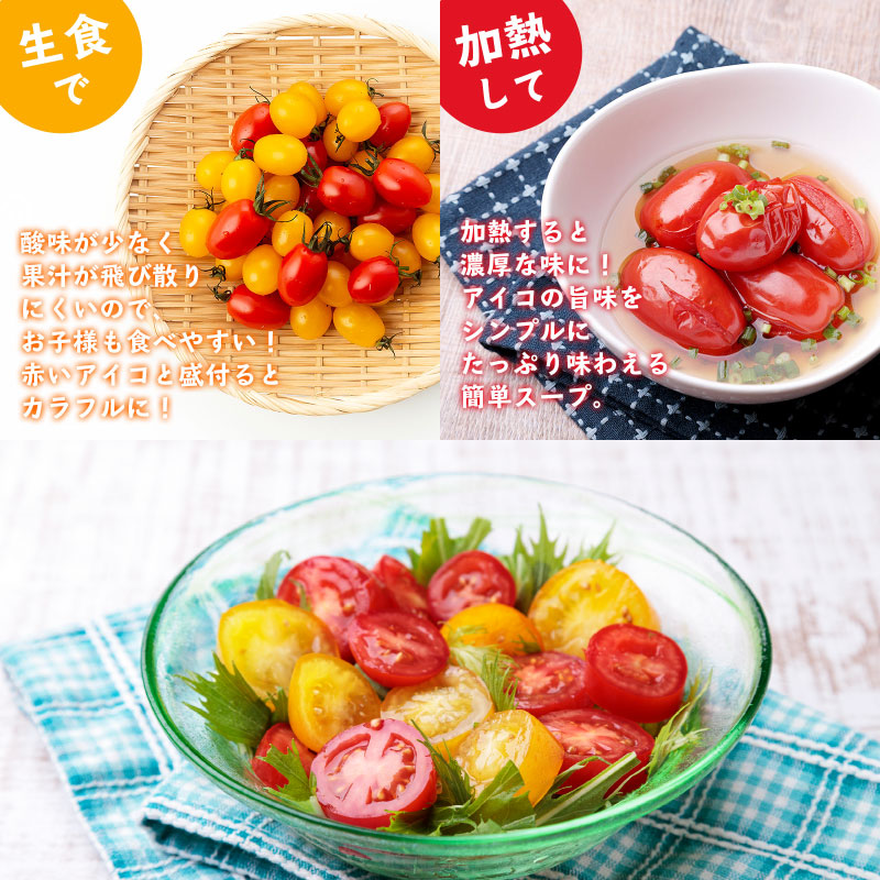 北海道産 ミニトマト 3種セット ベリートマト アイコ イエローアイコ 各300g その7