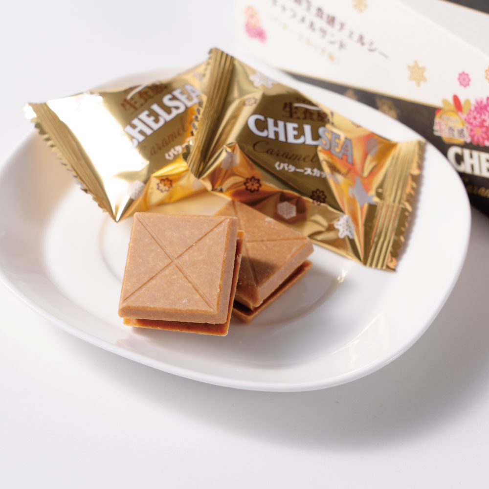道南食品 チェルシー キャラメルサンド バタースカッチ味 6入 北海道産