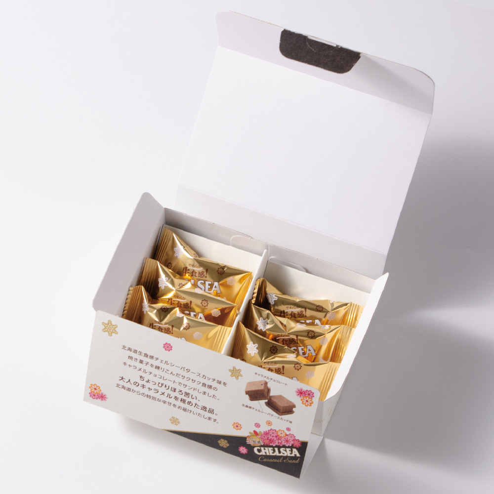 道南食品 チェルシー キャラメルサンド バタースカッチ味 6入 北海道産