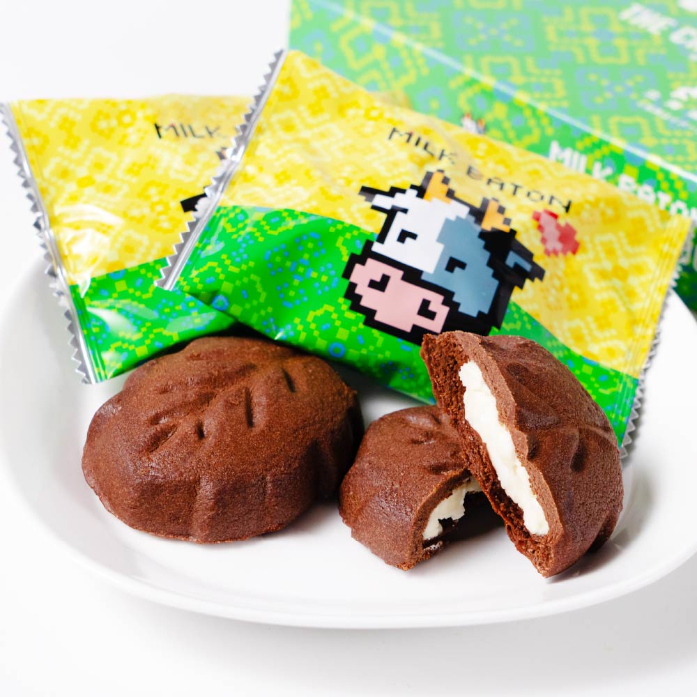 クッキー ギフト MILK BATON ザ・クリームインクッキー 8枚入×3箱