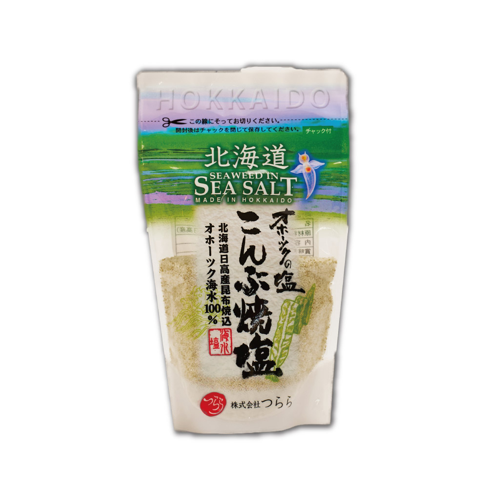 オホーツクの昆布焼塩 1個(90g) しお 調味料 無添加 北海道 オホーツク
