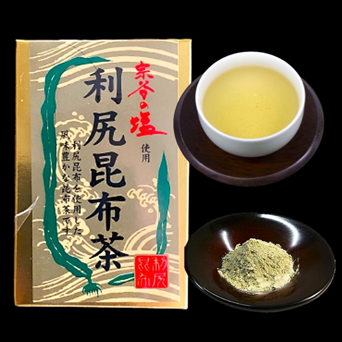 利尻昆布茶 1箱90ｇ 宗谷の塩使用 : risirikonnbucha-90 : 北海道めし