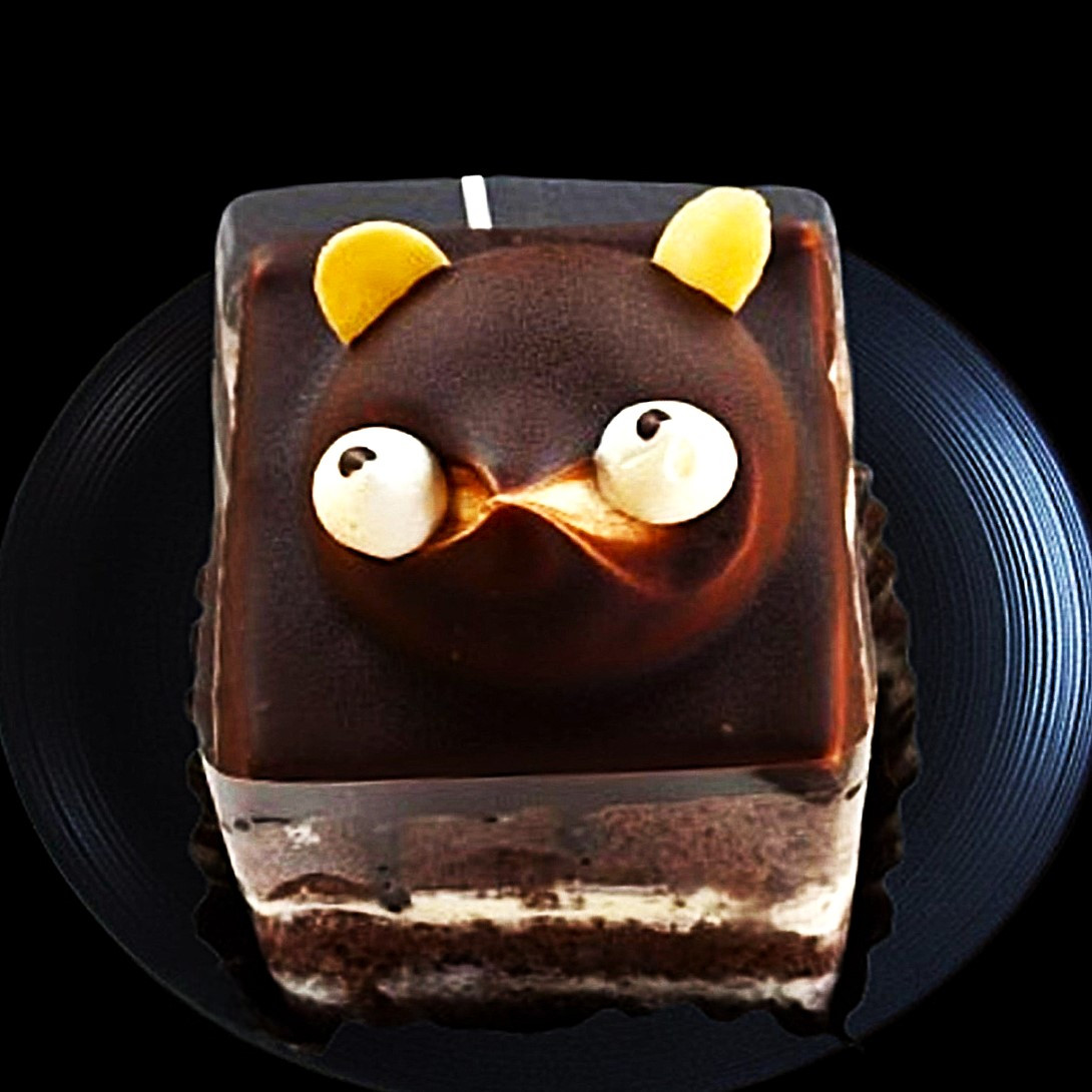 【たぬきケーキ】ショート/ブラック(=ナチュラルブラック) たぬきケーキ】ショート/ブラック(=ナチュラルブラック) たぬきケーキ