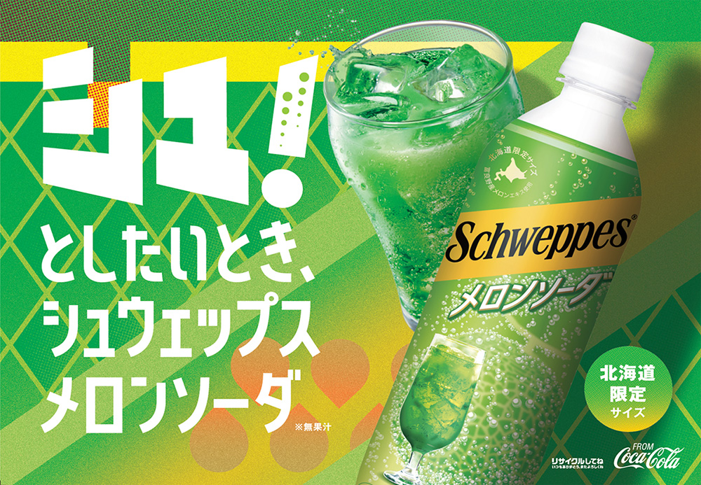 シュウェップス コカコーラ メロンソーダ 48本(24本×2ケース) 送料無料