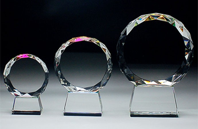 クリスタルトロフィー CR-13(小) : 名入れストラップの木札屋ヤフー店