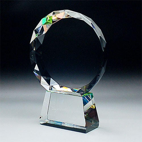 [11/18まで出品]925　クラウン　クリスタル　ドロップ　トップ クリスタルトロフィー CR-13(小) : 名入れストラップの木札屋ヤフー店