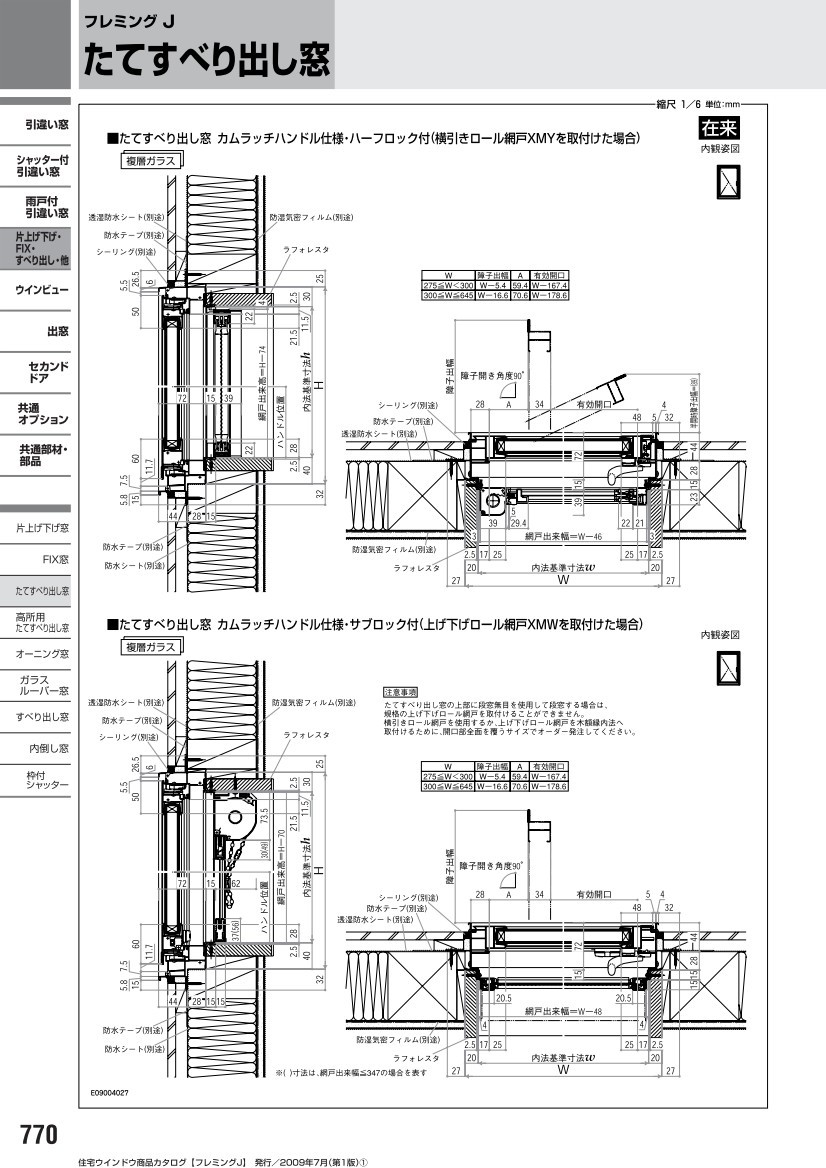 ノース&ウエスト - YKKAP窓サッシ 装飾窓 フレミングJ[複層ガラス] たてすべり出し窓 カムラッチハンドル仕様：[幅300mm×高