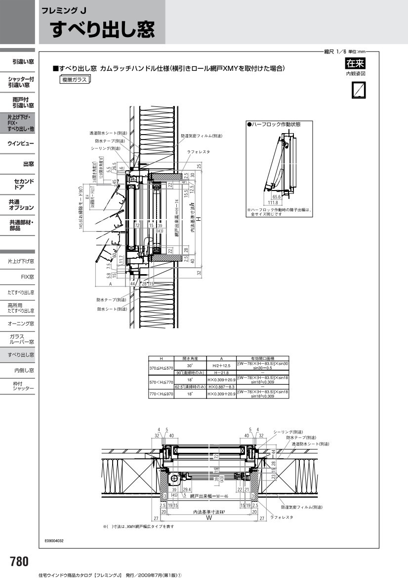 YKKAP窓サッシ 装飾窓 フレミングJ[複層防音ガラス] FIX窓 在来工法