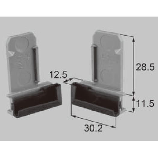 LIXIL補修用部品 新日軽ブランド部品 装飾窓 網戸:縦框ガイド(A