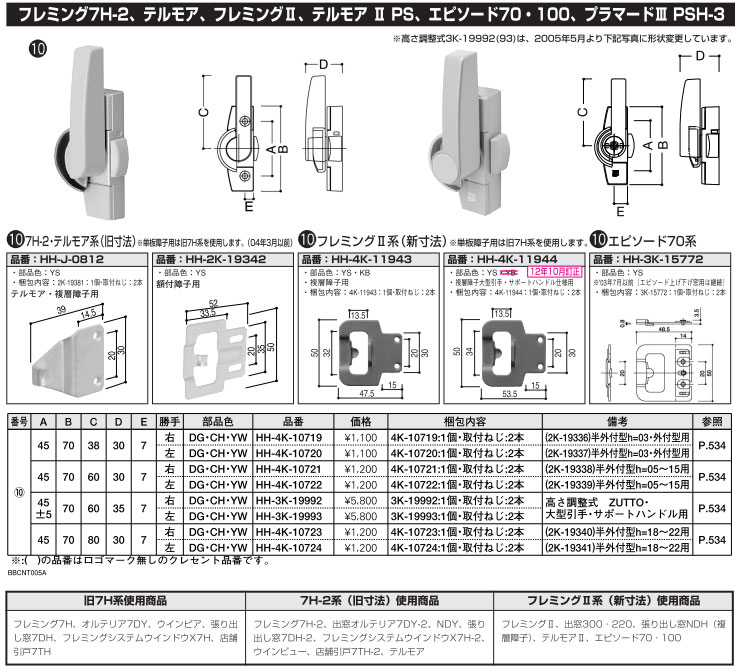 YKKAP交換用部品 クレセント(ピッチ45)(HH-4K-10721(22)) :HH-4K-10721--2722:ノースウエスト - 通販 -  Yahoo!ショッピング