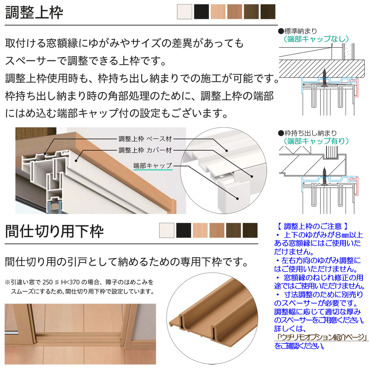 YKK 内窓 ウチリモ 引違い 3枚建 突合せタイプ LowE(Aスペーサ) ガス無 透明5+透明3 幅1201〜1900 × 高1401〜1800の画像