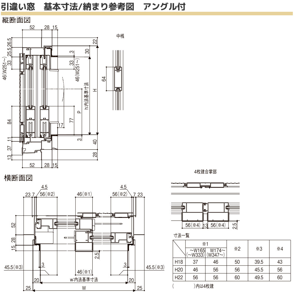 LIXIL セレクトサッシSG 引違い窓 2枚建 半外付型：[幅1800mm×高1370mm]