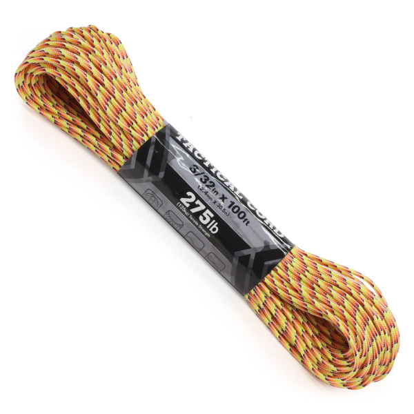 28円 最安挑戦！ 1m カット売り 275 Cord 3 32 Tactical ATWOOD ROPE MFG社製 アメリカ製 ポリエステル  ナイロン製 パラコード 太さ：約2.4mm