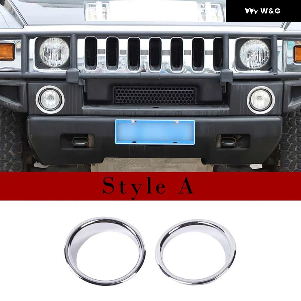 ハマー H2 2003-2009 ステンレス シルバー カーフロント