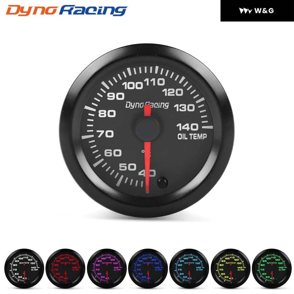 DYNORACING 2インチ 52MM 7色 高速車用ブースト 水温 油温 油圧 空燃比