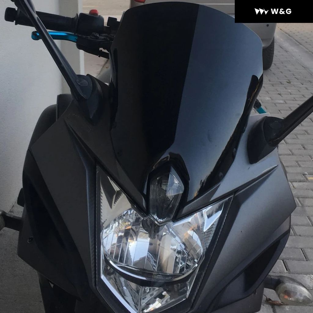 バイク用 風防 スクリーン 2009 2011-17 ヤマハ FZS600 FZ6R FZ-6R FZ6-R XJ6 F XJ-6Fの画像