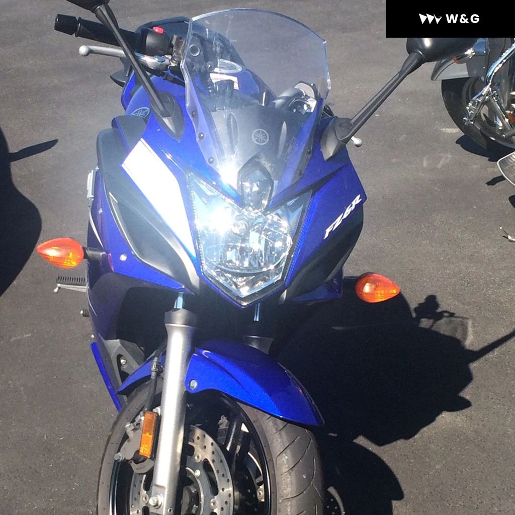バイク用 風防 スクリーン 2009 2011-17 ヤマハ FZS600 FZ6R FZ-6R FZ6-R XJ6 F XJ-6Fの画像